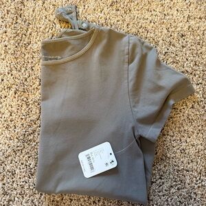 Free People Taupe Seamless Bodysuit